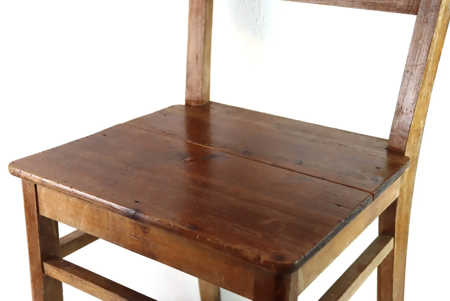 Mon Ami(e) Vintage Holzstuhl Shabby Patina Sitzhöhe 47 cm