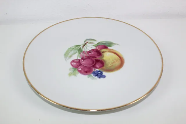 Mon Ami(e) Vintage Goldrand Obstteller Porzellan 25,5 cm