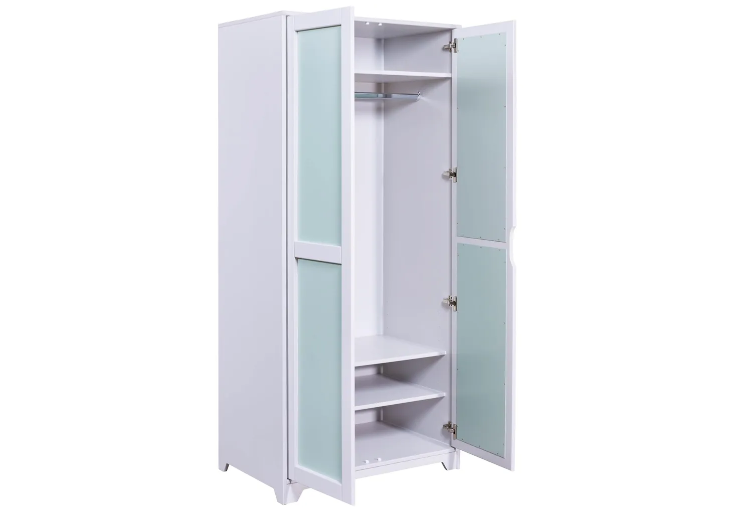 Inter Link Prati Kleiderschrank 2-türig Hellgrau 92 cm