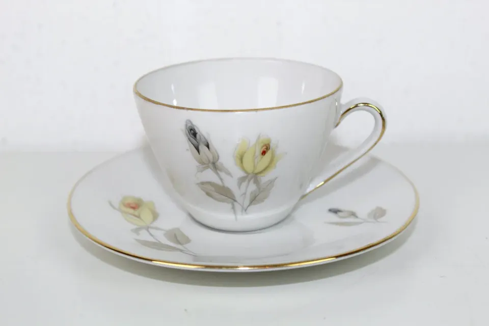 Mon Ami(e) Vintage Moccatasse Rosenmotiv Seltmann Bavaria