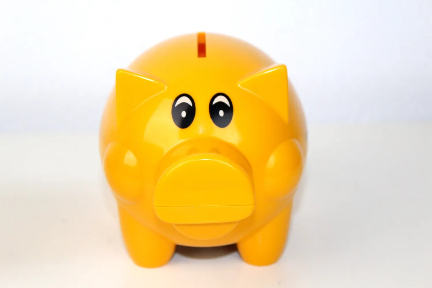 Mon Ami(e) Vintage Sparschwein gelb Commerzbank 9 cm