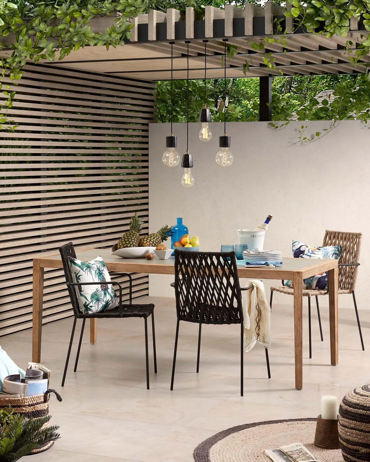 Kave Home Campus Pendelleuchte Marmor E27