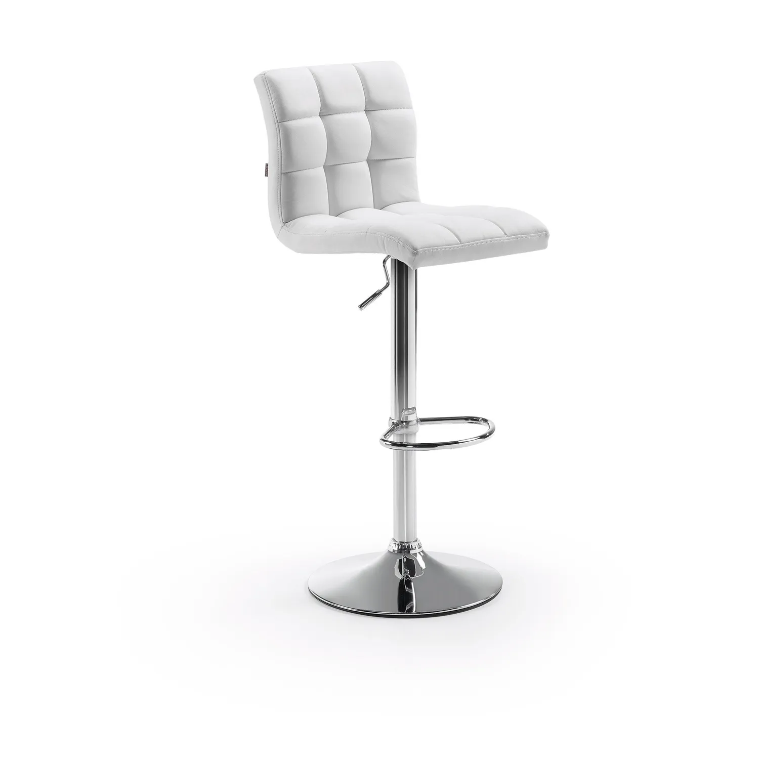 Kave Home Crema Barhocker Kunstleder höhenverstellbar