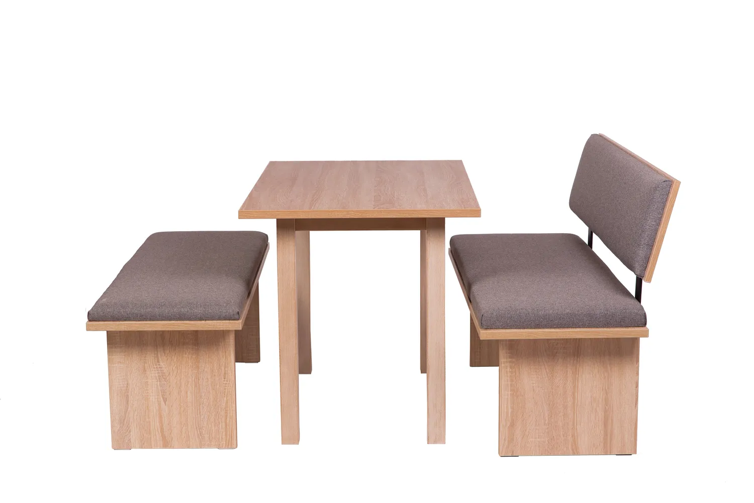 Kundler Home Die Stilvolle Essgruppe 3-tlg mit 4-Fuß-Tisch