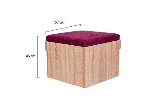 Kundler Home Das Raumwunder Sitzbank mit Truhe 57 cm mit Stauraum