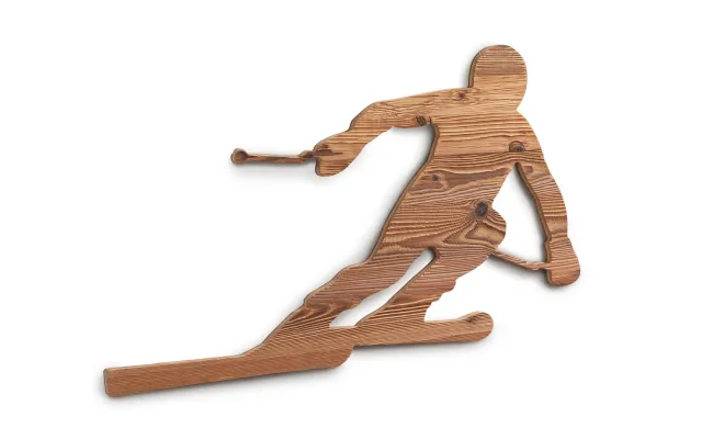 Alpina Design Sagoma Alpina Gigantista Wandfigur Holz