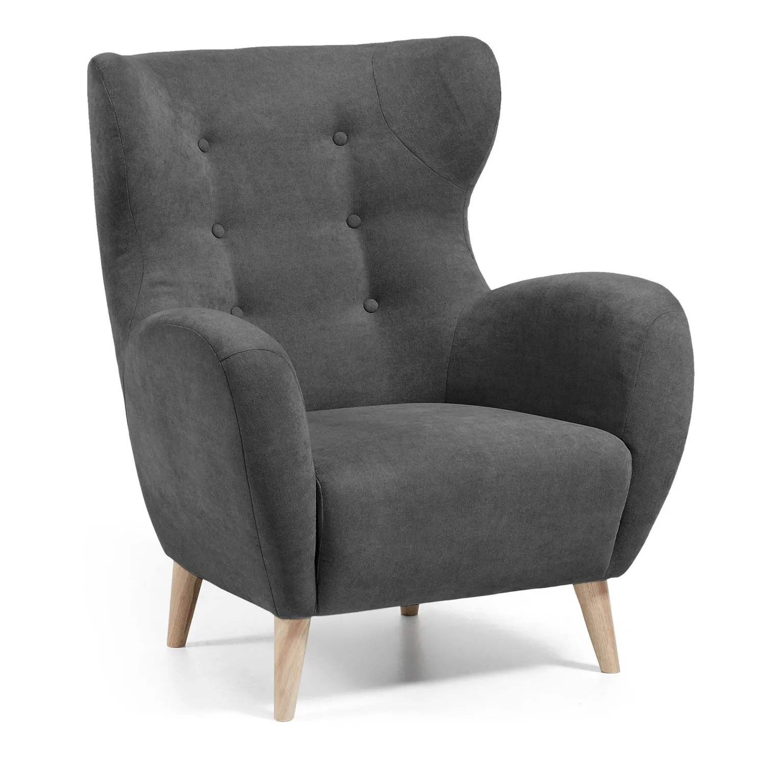 Kave Home Patio Ohrensessel aus Stoff