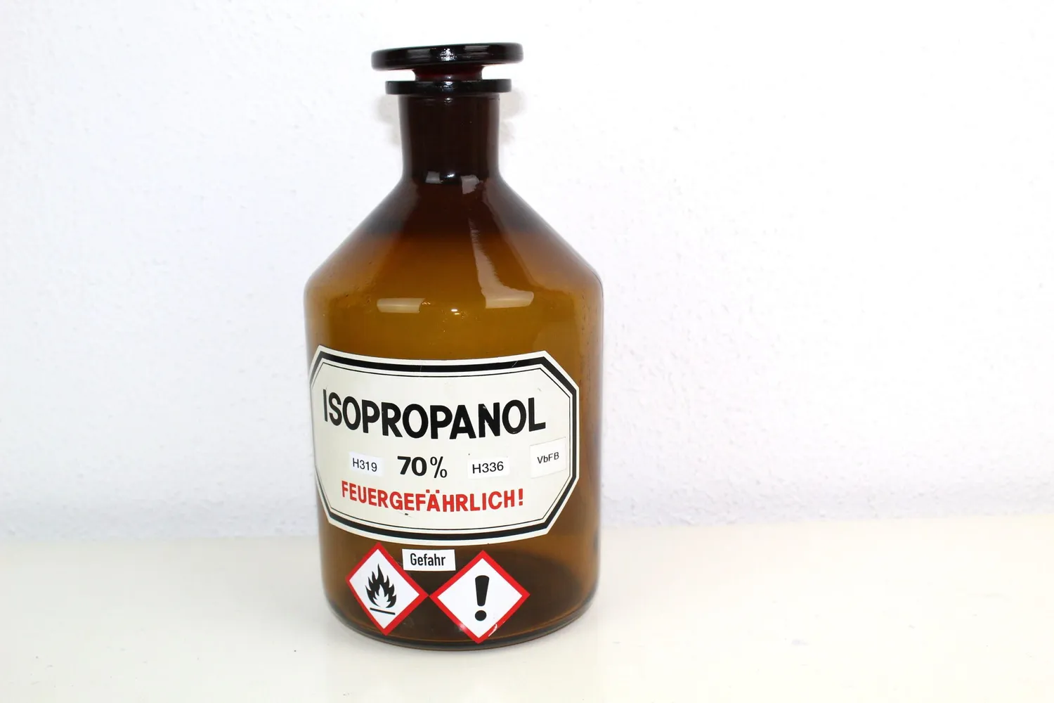 Mon Ami(e) Vintage Apothekerflasche 1 Liter braun Glas antik