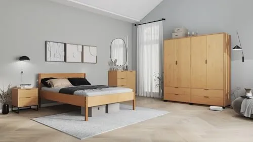 Inter Link Luna Kleiderschrank 4-türig Oak Colori 180 cm