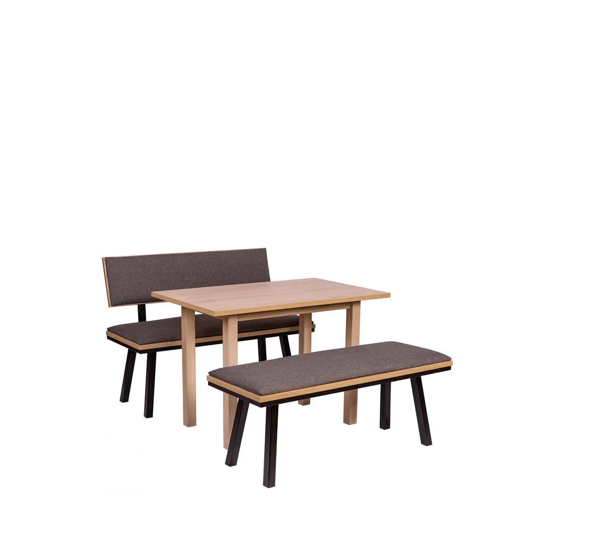 Kundler Home Die Elegante Essgruppe 3-tlg. gepolstert