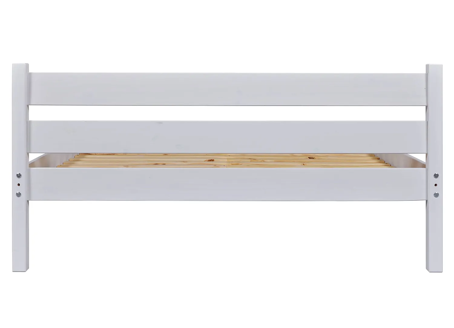 Inter Link Vilmo Massivholzbett 140x190 cm weiß Kiefer