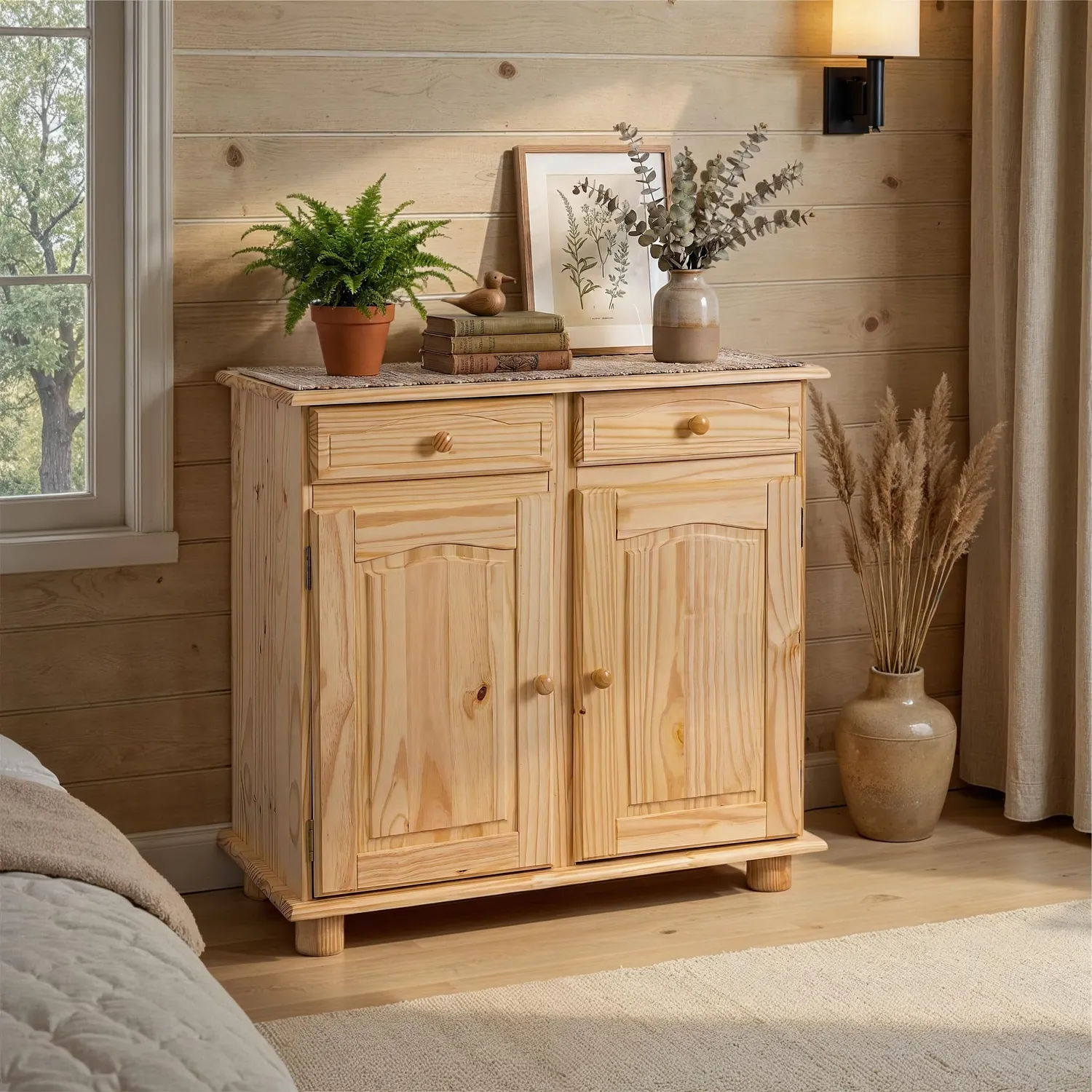 Inter Link Pamina Kommode Sideboard Kiefer massiv