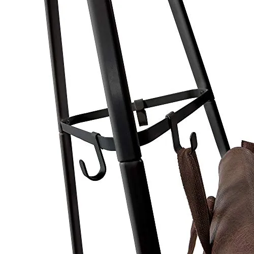 Kave Home Stearn Kleiderständer schwarz 183 cm Stahl