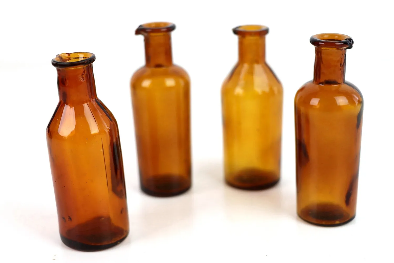 Mon Ami(e) Vintage Apothekerflasche, klein, 8,5 cm, Glasvase