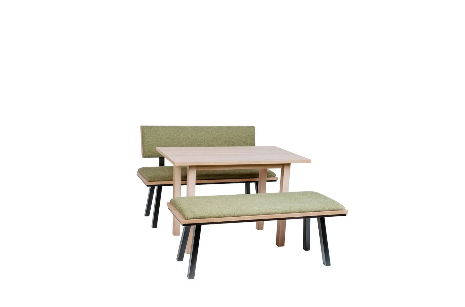 Kundler Home Die Elegante Essgruppe 3-tlg. gepolstert