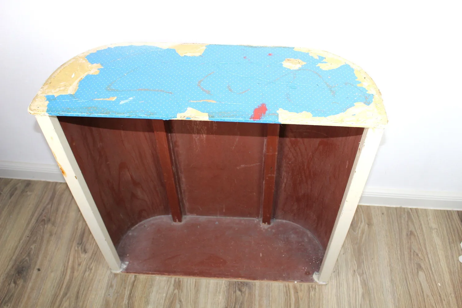 Mon Ami(e) Vintage Kaufladen Holz Theke mit Regal Deko