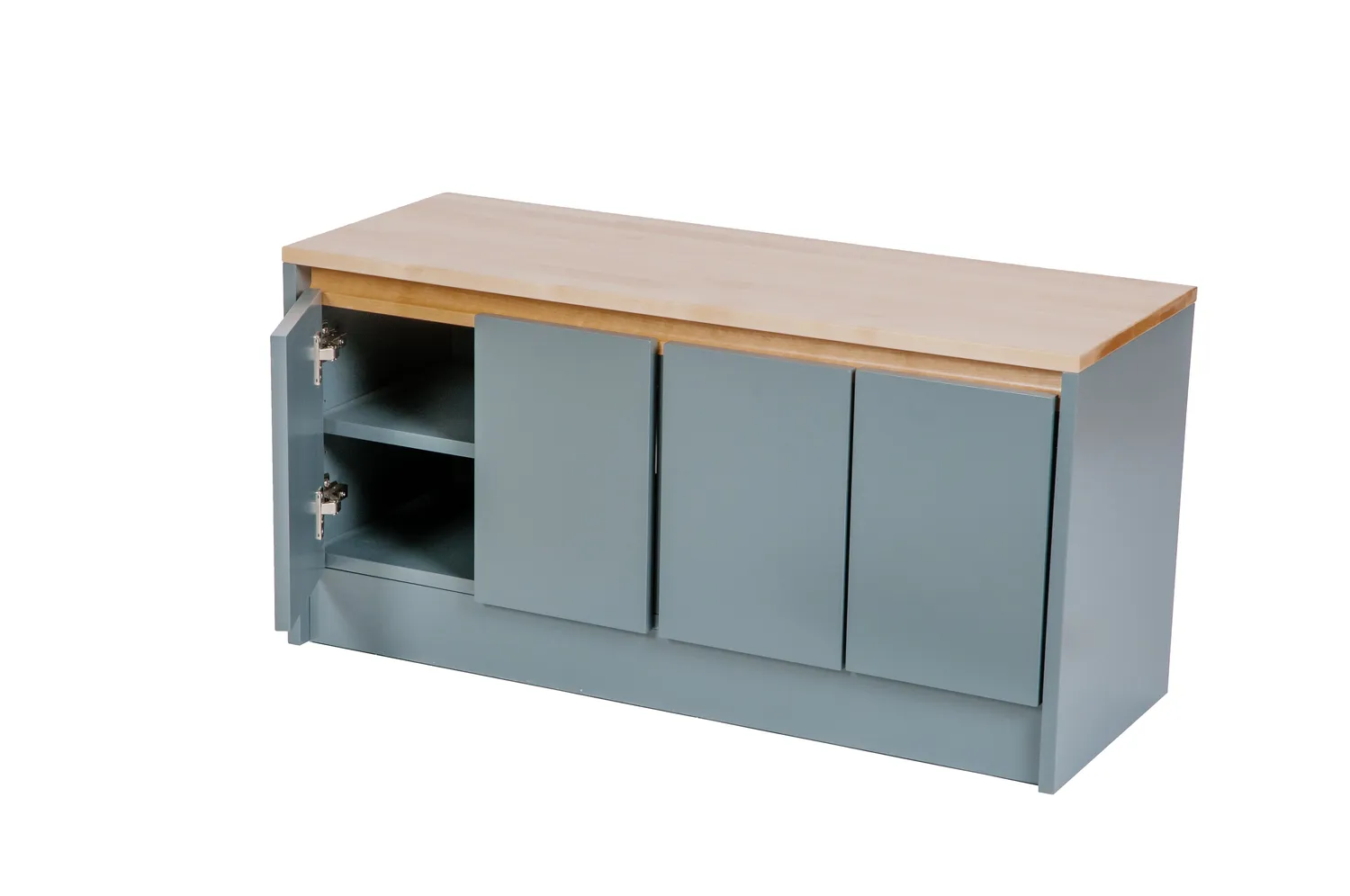 Kundler Home Schuhbank Garderobenbank 4 Türen 100cm