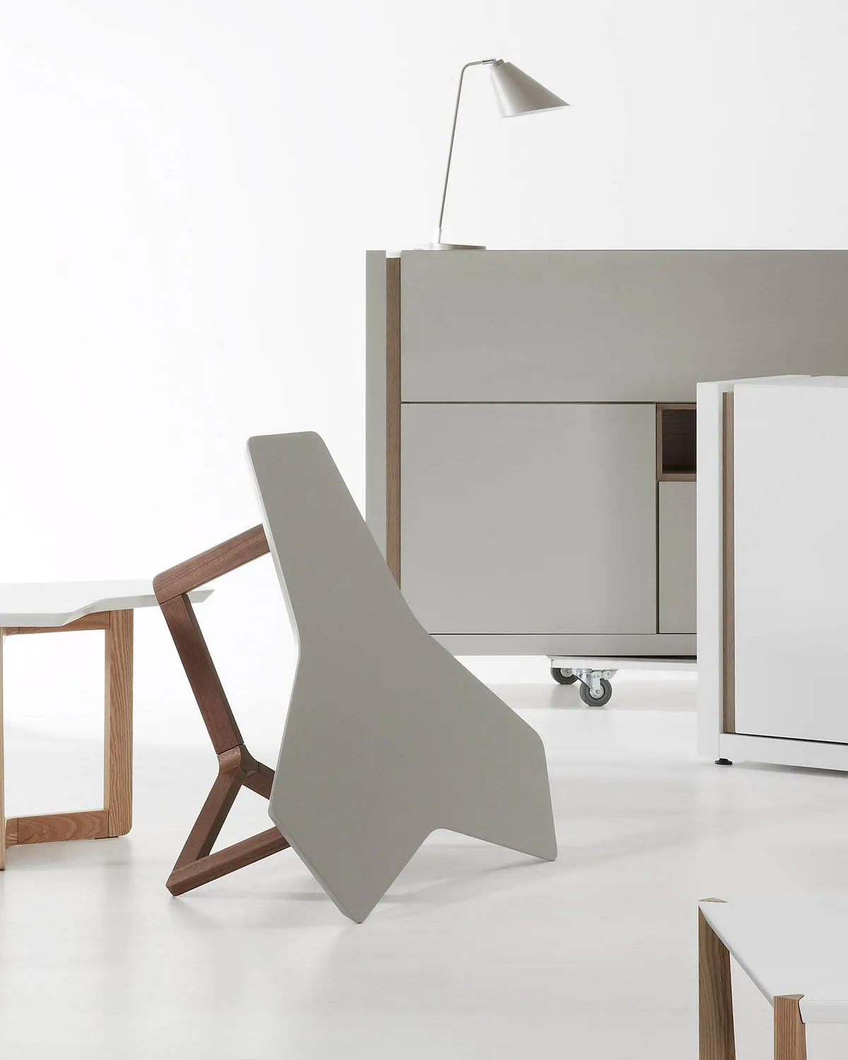 Kave Home Wave Couchtisch weiß 120x60 cm Esche