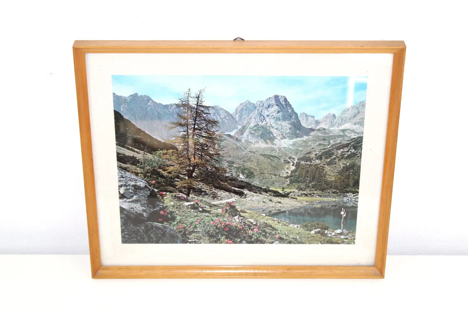 Mon Ami(e) Vintage Bild im Holzrahmen vintage