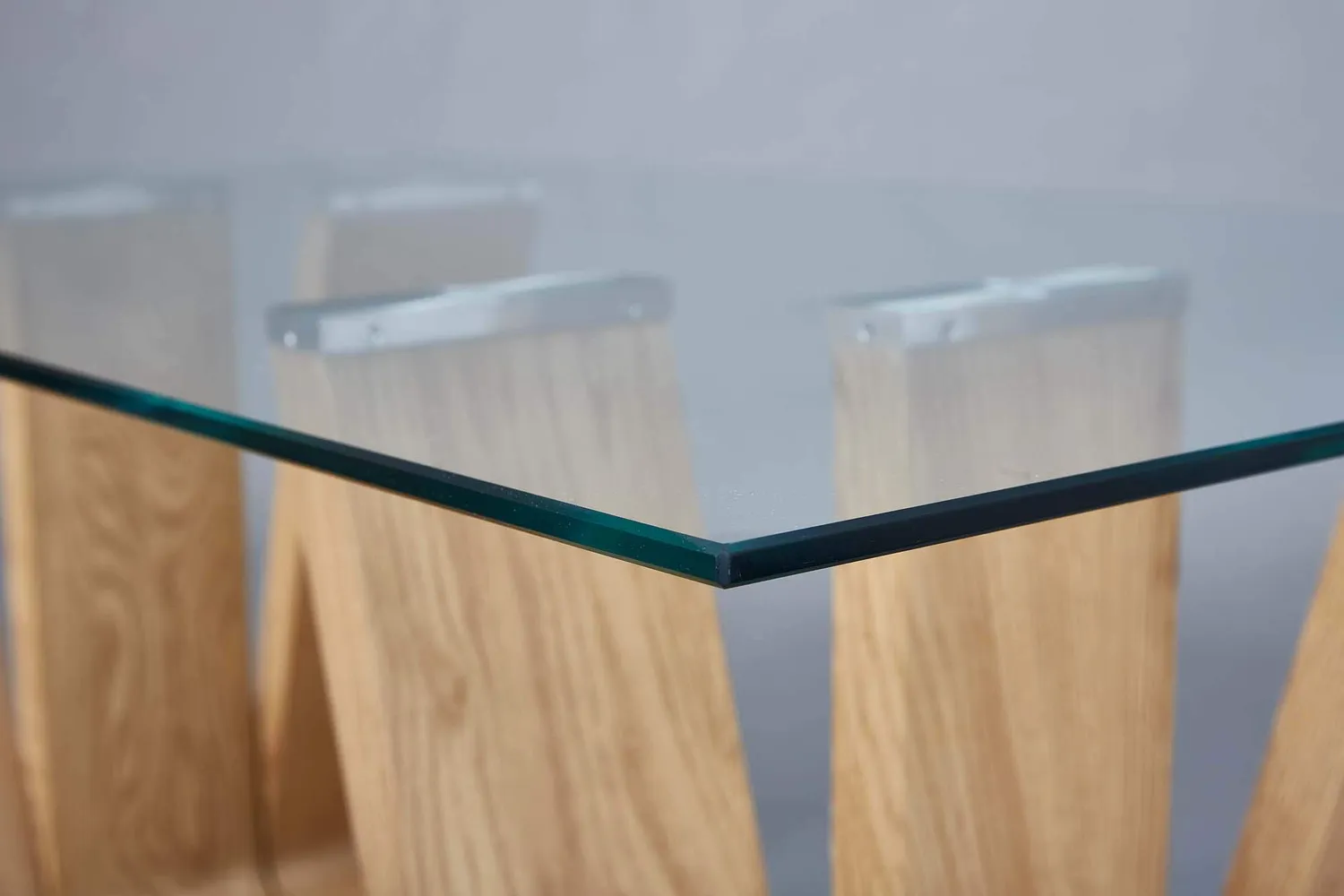 Inter Link Nani Couchtisch Glas Wildeiche 110x60x45 cm