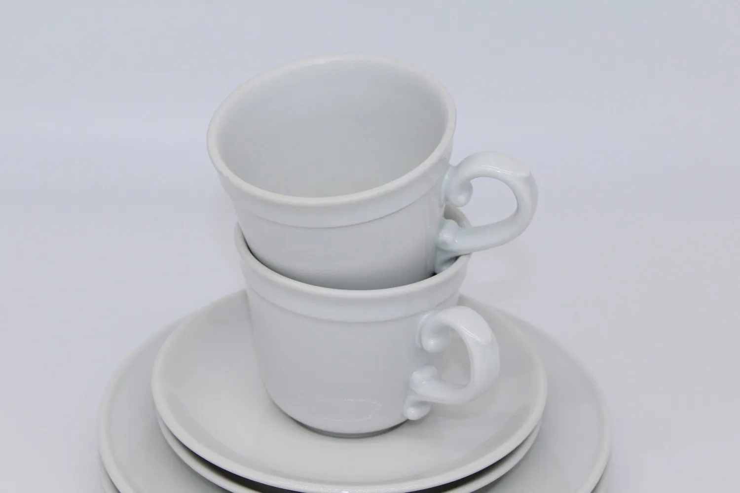 Mon Ami(e) Vintage Kaffeegedecke 2er-Set Keramik dreiteilig