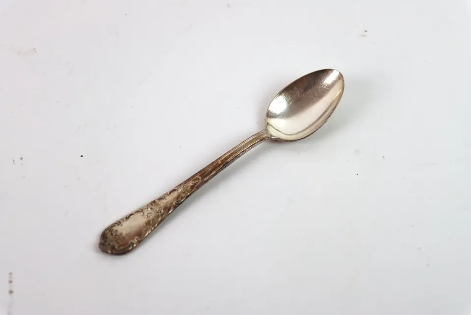 Mon Ami(e) Vintage Rokoko-Teelöffel 90er Silberauflage 5er-Set