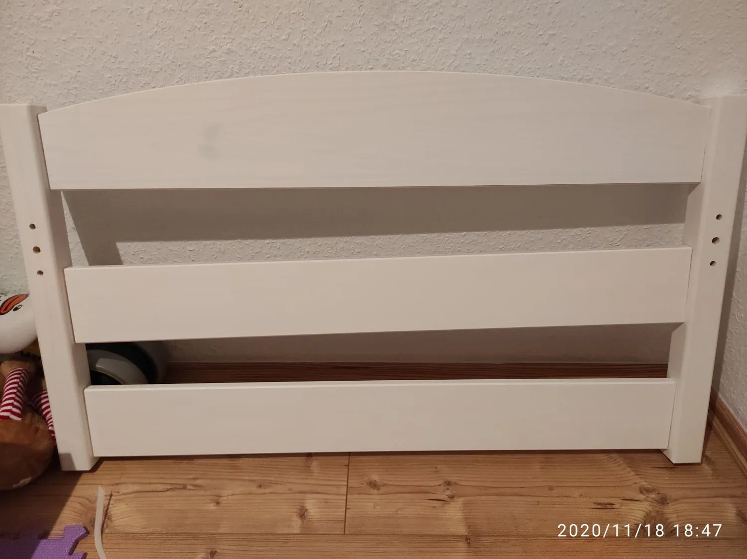 Inter Link Vindas 2-in-1-Bett Sofabett 90 x 200 cm Weiß Massivholz