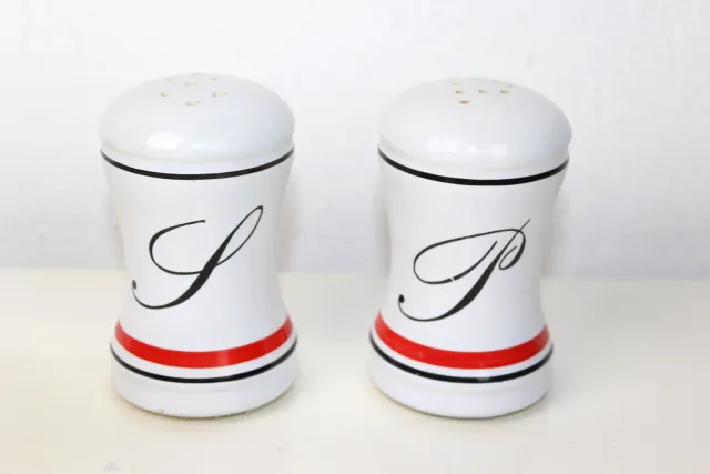 Mon Ami(e) Vintage Salz- Pfefferstreuer Keramik 9 cm Set