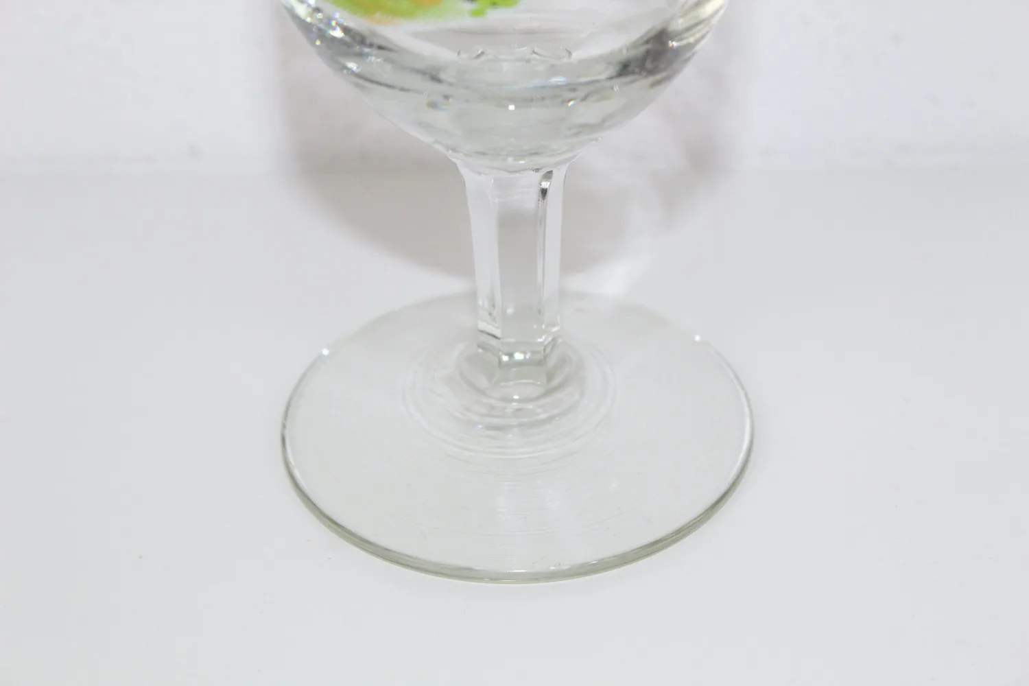 Mon Ami(e) Vintage Handbemaltes Glas mit Jagdmotiv Reh 0,2 l