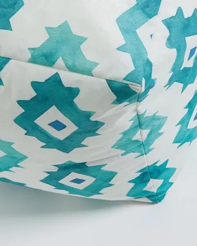 Kave Home Williams Pouf Sitzsack 45 cm Outdoor Acryl