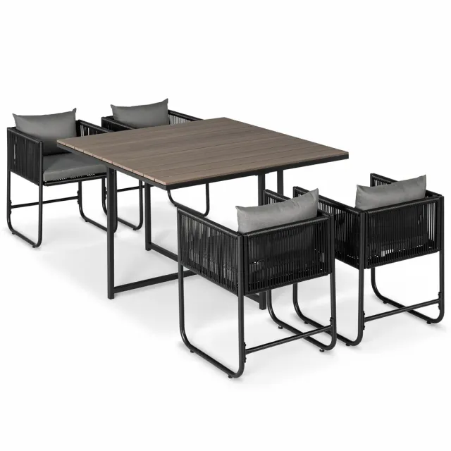 In And OutdoorMatch Garten-Set 5teilig