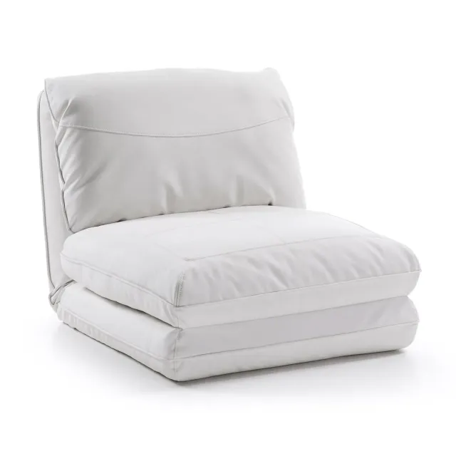 Kave Home Moss Schlafsessel 78 x 200 cm weiß Kunstleder