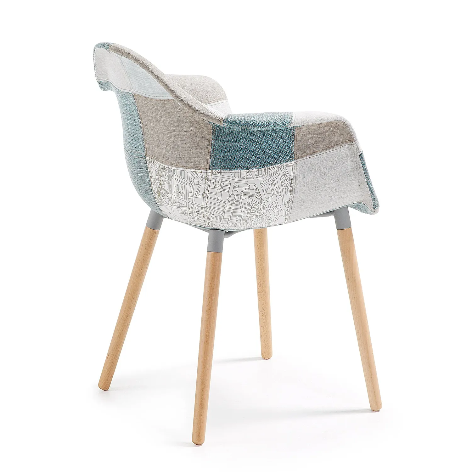Kave Home Kevya Esszimmerstuhl Patchwork