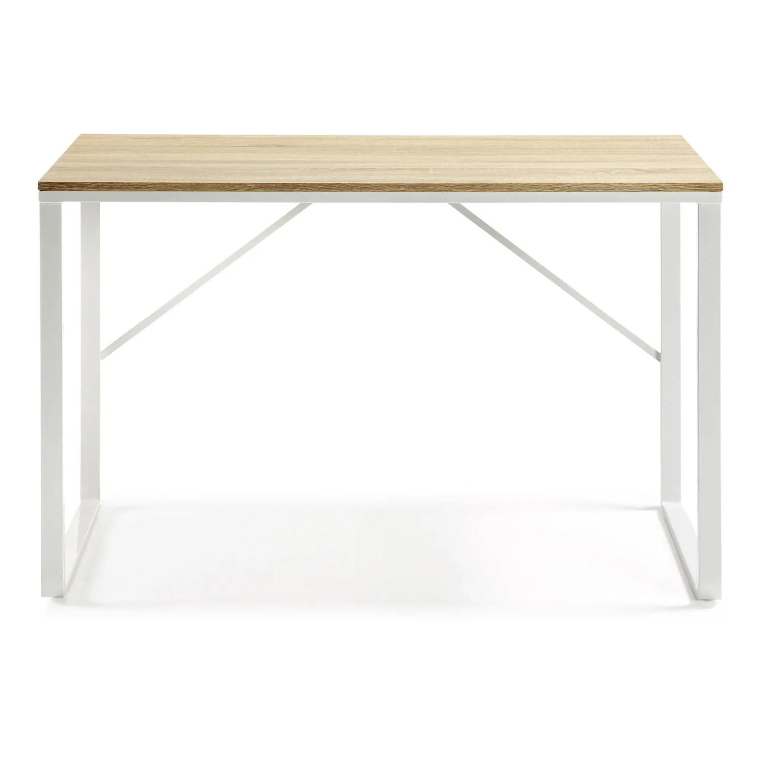 Kave Home Talbot Schreibtisch 120 x 60 cm Holz weiß