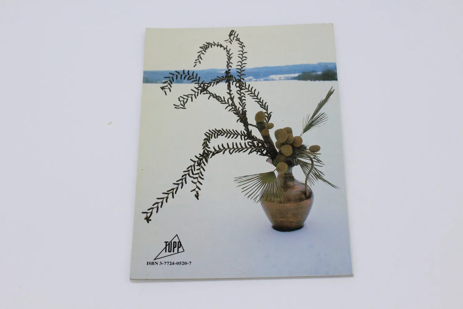 Mon Ami(e) Vintage Bastelheft Trockenblumen geklebt