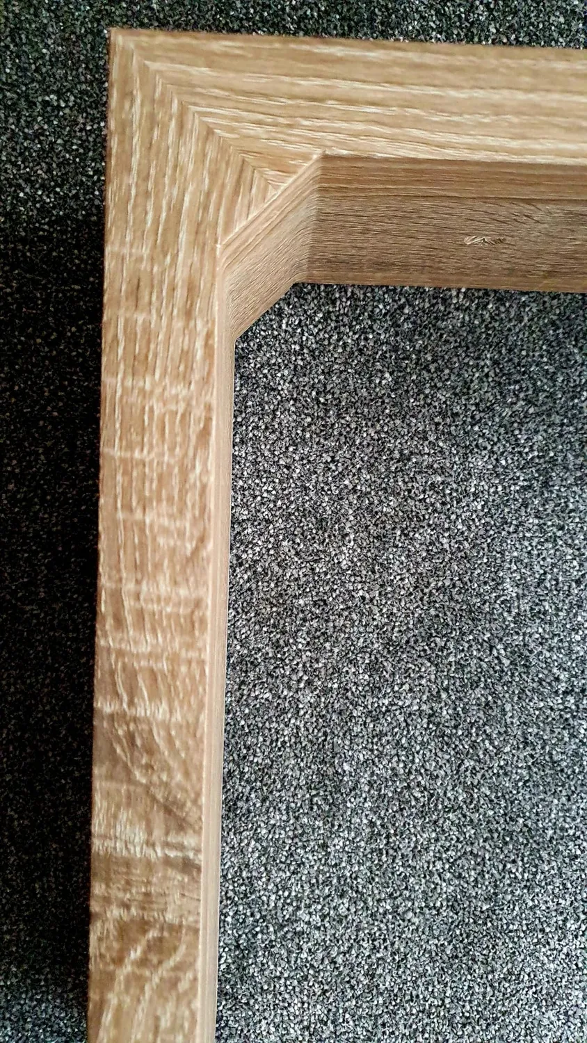 Inter Link Alva Couchtisch 100 x 60 x 45 cm Weiß Sicherheitsglas