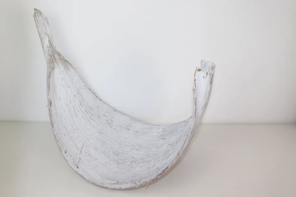 Mon Ami(e) Vintage Palmenblatt Deko weiß 46 cm