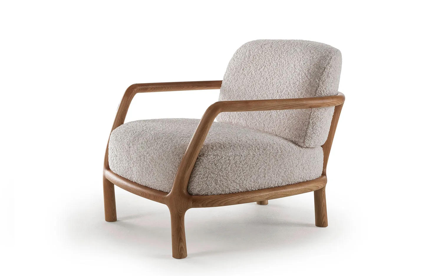 alpina design Abbraccio Alpino Sessel Holz Stoff