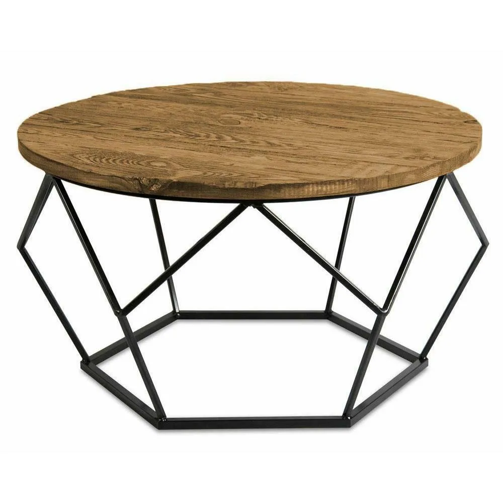 HOWHOMELY LarchLoft Beistelltisch Holz