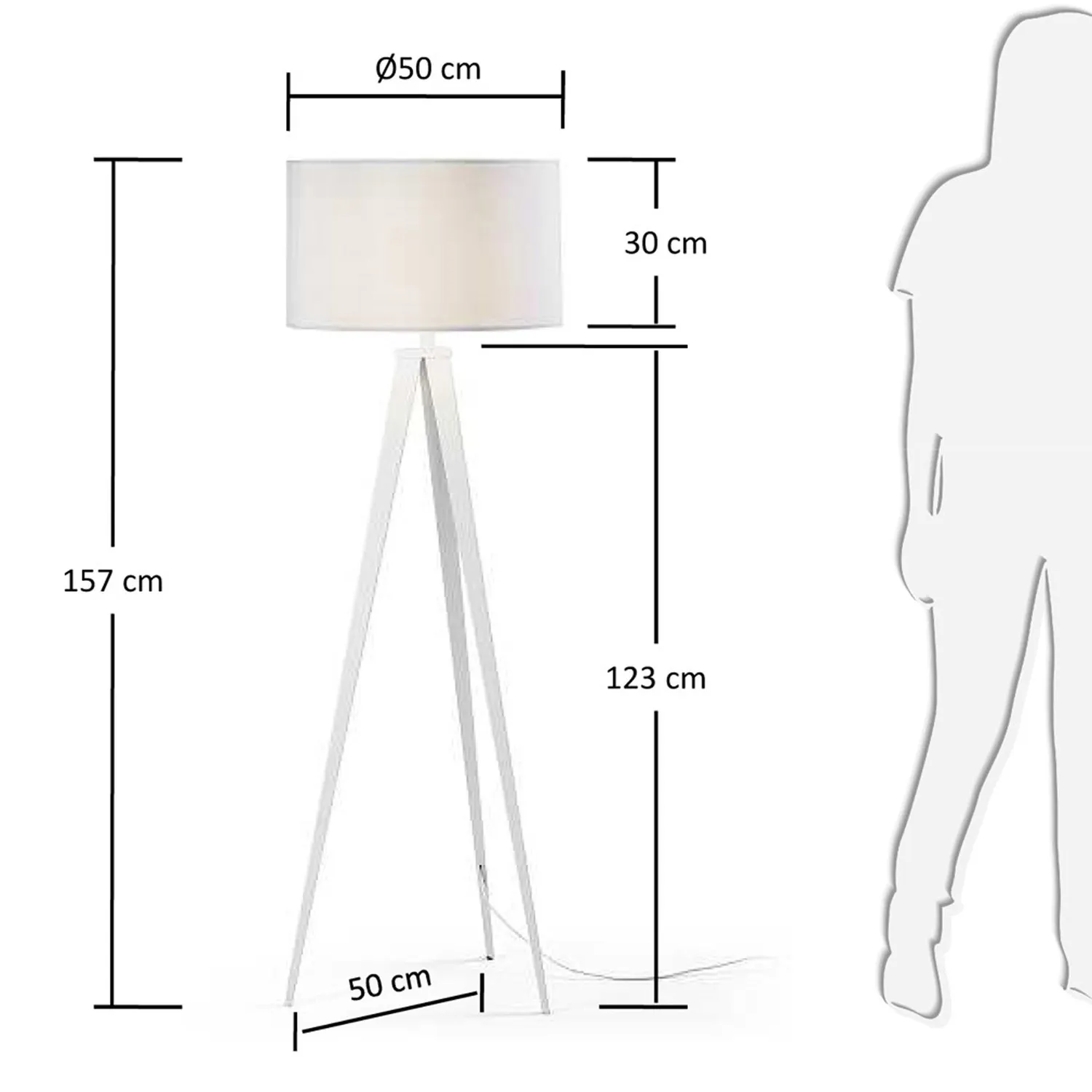 Kave Home Iguazu Stehlampe