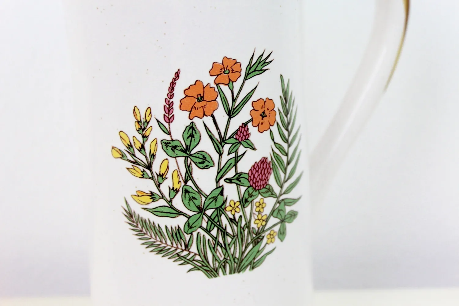 Mon Ami(e) Vintage Kanne Keramik Feldblumen schlank