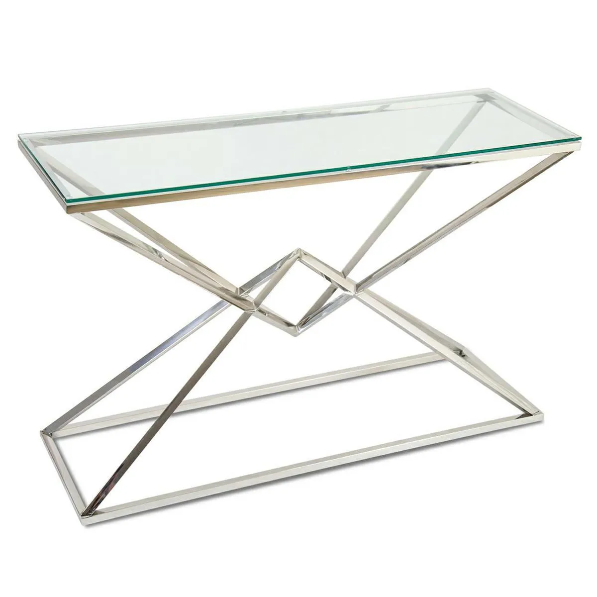 HOWHOMELY Diamanto Sideboard Glas 120 cm
