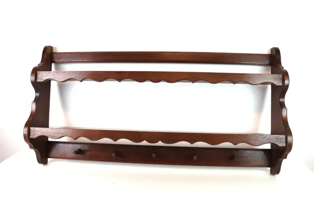 Mon Ami(e) Vintage Garderoben-Regal Eiche massiv 110 cm Landhaus