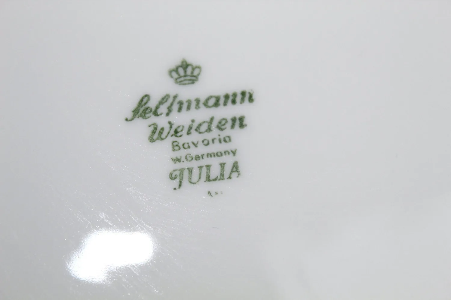 Mon Ami(e) Vintage Set aus 6 flachen Tellern Seltmann Weiden Julia