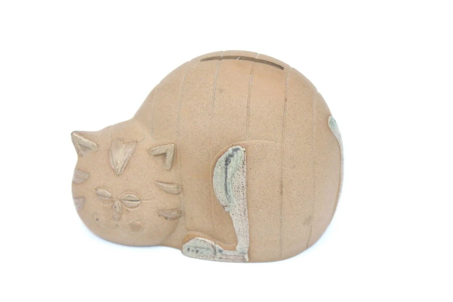 Mon Ami(e) Vintage Spardose Katze braun Keramik