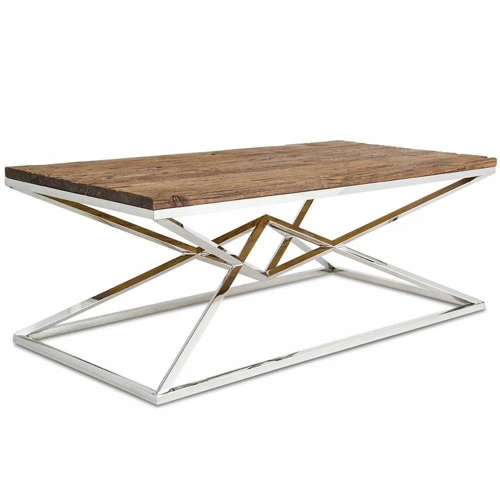 HOWHOMELY Diamanto Beistelltisch Glas