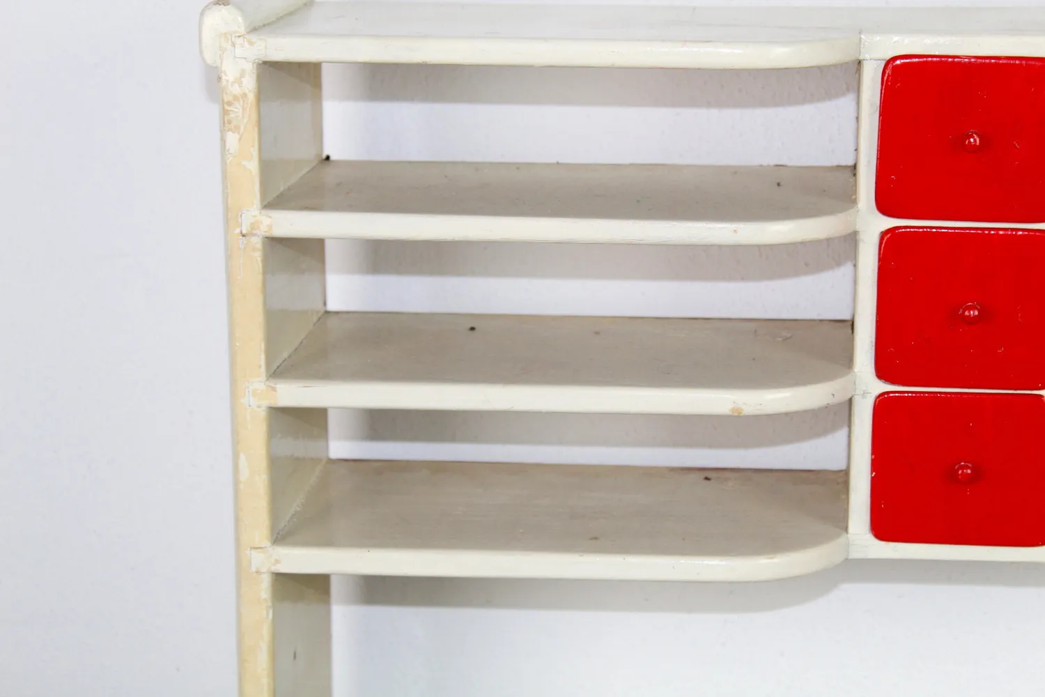 Mon Ami(e) Vintage Kaufladen Holz Theke mit Regal Deko