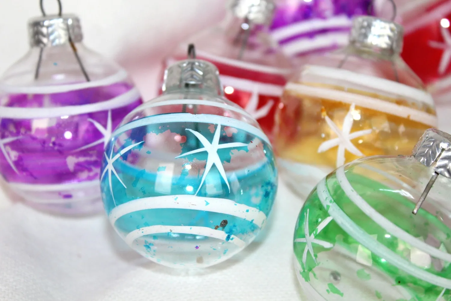 Mon Ami(e) Vintage Weihnachtsbaumkugeln Glas antik