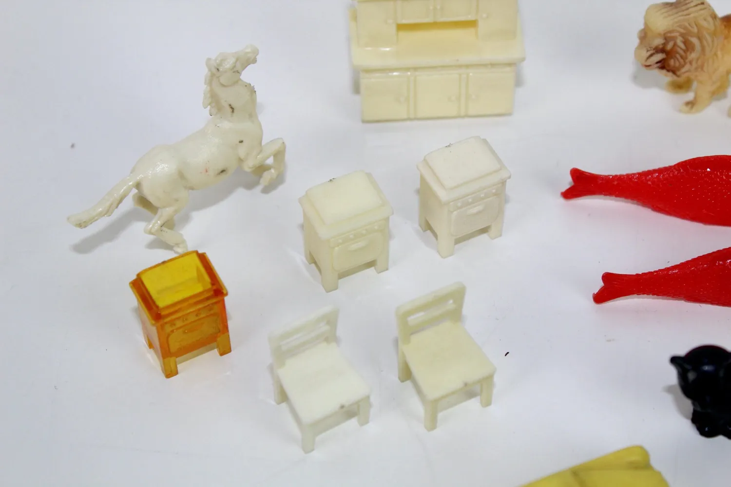 Mon Ami(e) Vintage Margarinefiguren Kunststoff 15 Stück