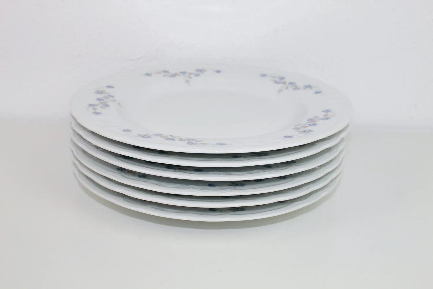 Mon Ami(e) Vintage Set aus 6 flachen Tellern Seltmann Weiden Julia